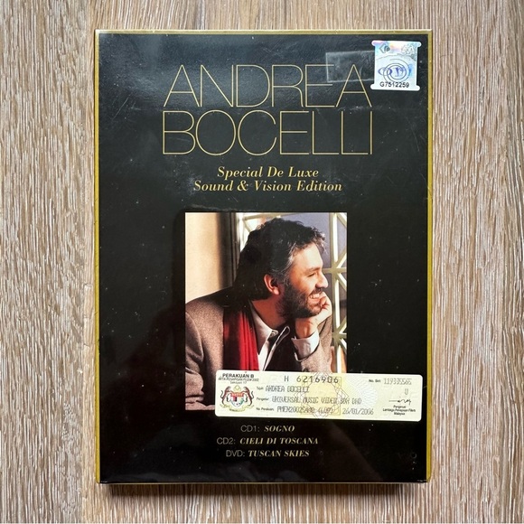 NWT Andrea Bocelli Special De Luxe Sound & Vision Edition DVD 2006 Unopen Sealed - Picture 3 of 6